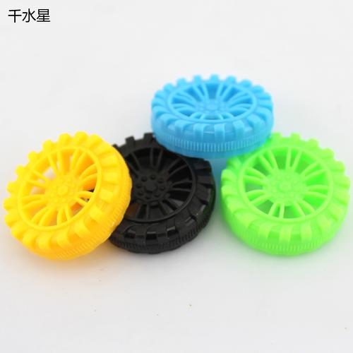 2*45mm窄款塑料车轮diy模型手工制作玩具车轮 趣味diy材料配件_塑料板